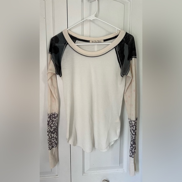 Free People Bright Side Thermal Top Snow Size Small - Picture 8 of 16